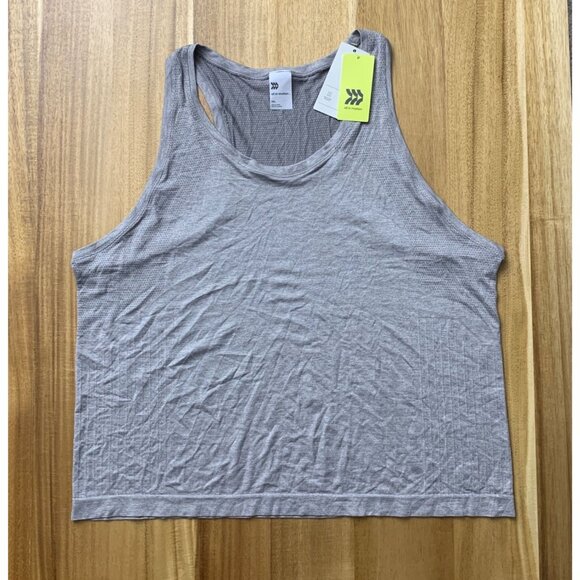 All In Motion Seamless Core Tank Heathered Gray Sleeveless Activewear Size XL - Picture 1 of 8
